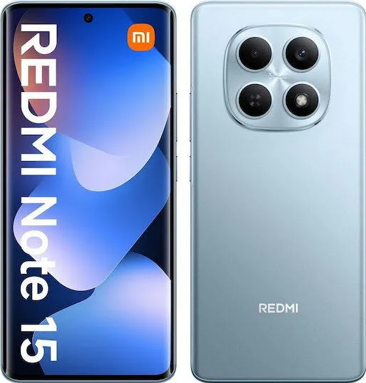 Smartphone Xiaomi Xiaomi Redmi Note 15 (Glacier Blue) Dual SIM 6.77“ AMOLED 1080x2392/2.4GHz&2.0GHz/128GB/6GB RAM/Android 15/WiFi/BT/4G,MZB0MOKEU