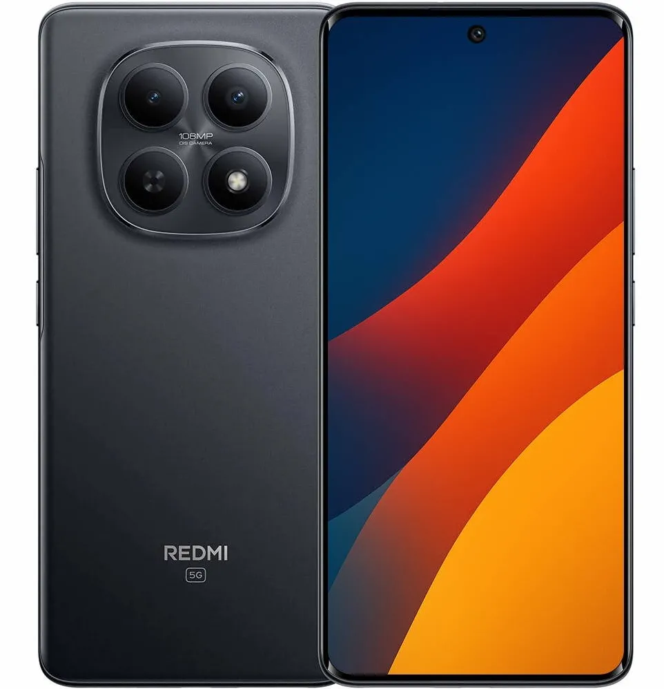 Smartphone Xiaomi Xiaomi Redmi Note 15 (Black) Dual SIM 6.77“ AMOLED 1080x2392/2.4GHz&1.8GHz/128GB/6GB RAM/Android 15/microSDXC/WiFi/BT/5G,MZB0LWLEU
