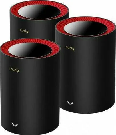 Set sistem mesh Cudy M3000 Wi-Fi 6 AX3000 dual-band, 3 buc