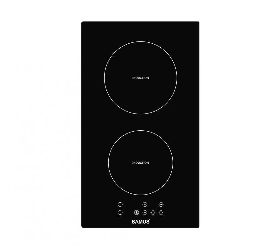 Plita Samus electrica incorporabila PSI-32BG4 inductie 2 zone de gatit 3500W Negru