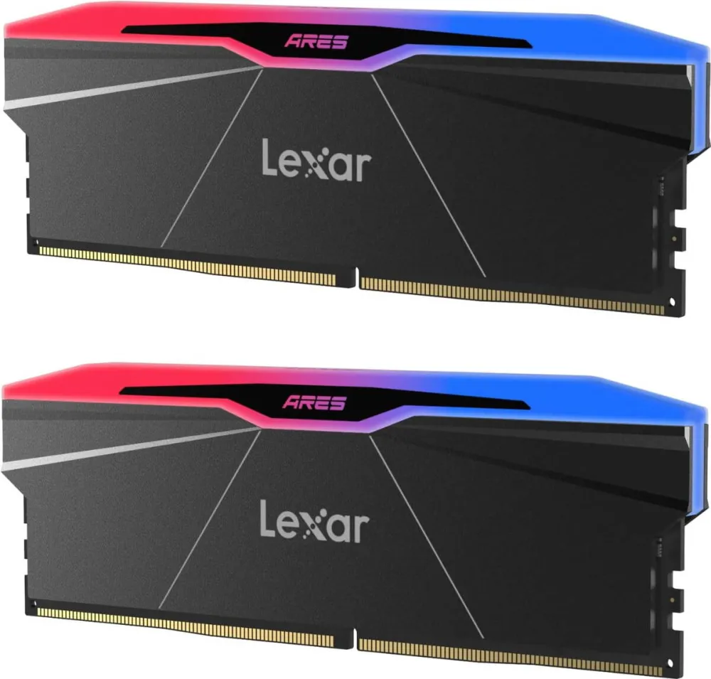 Memorie RAM Lexar Lexar 2x16 GB ARES DDR5 6000 CL30 Dekstop memory, RGB, Dual pack