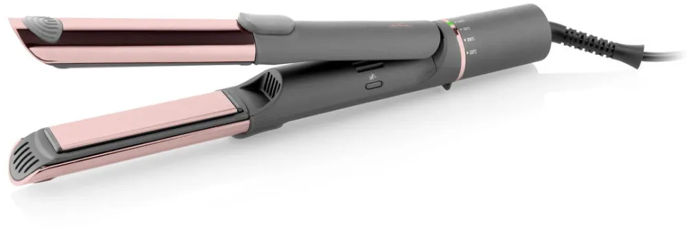 ETA ETA ETA132390000 Fenité Exclusive 2-in-1 Hair Straightener and Curler, 1700 W, Grey/Pink