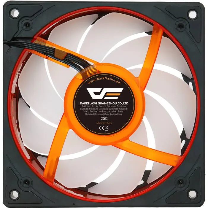 Darkflash DarkFlash DE8 Single Fan Black