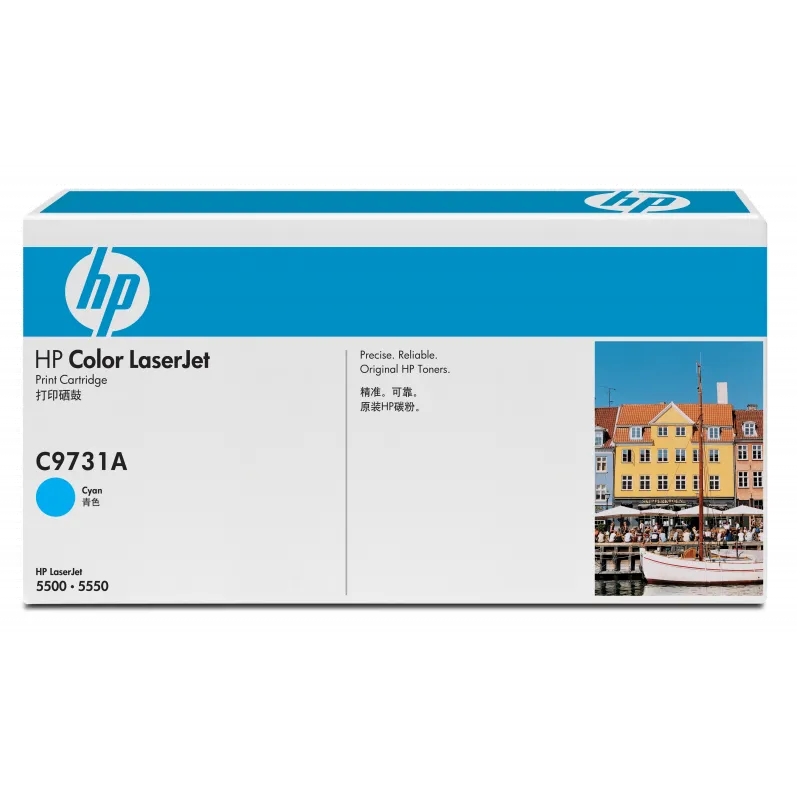 Toner imprimanta HP C9731A Cyan