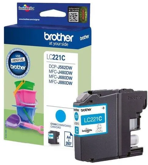 Cartus Imprimanta Brother LC-221C Cyan