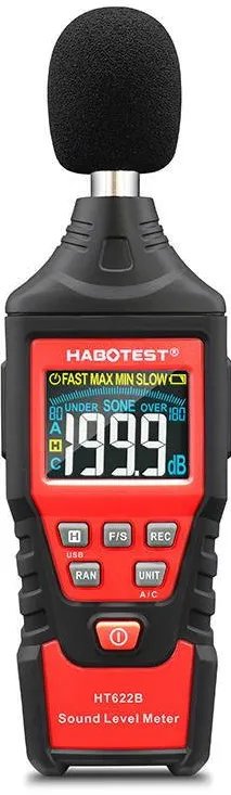 Habotest Contor digital de decibeli HT622B USB A/C