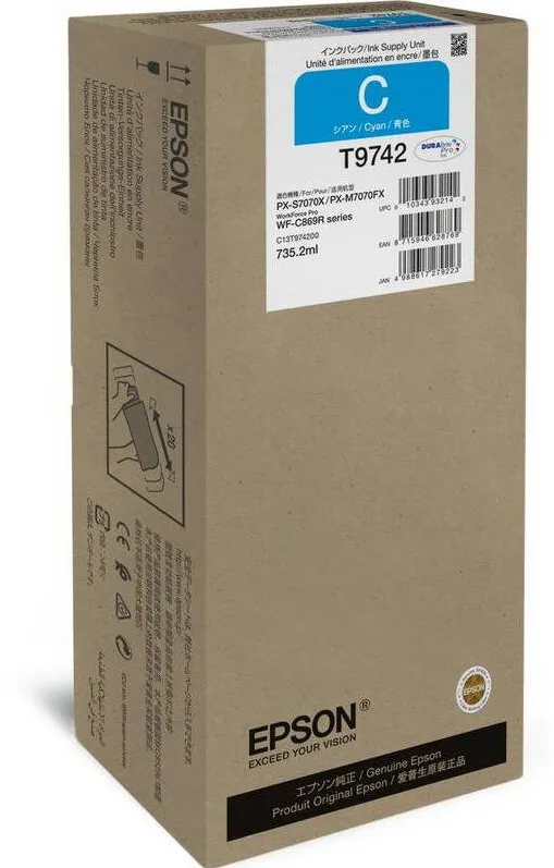 Cartus Imprimanta Epson T9742 Cyan