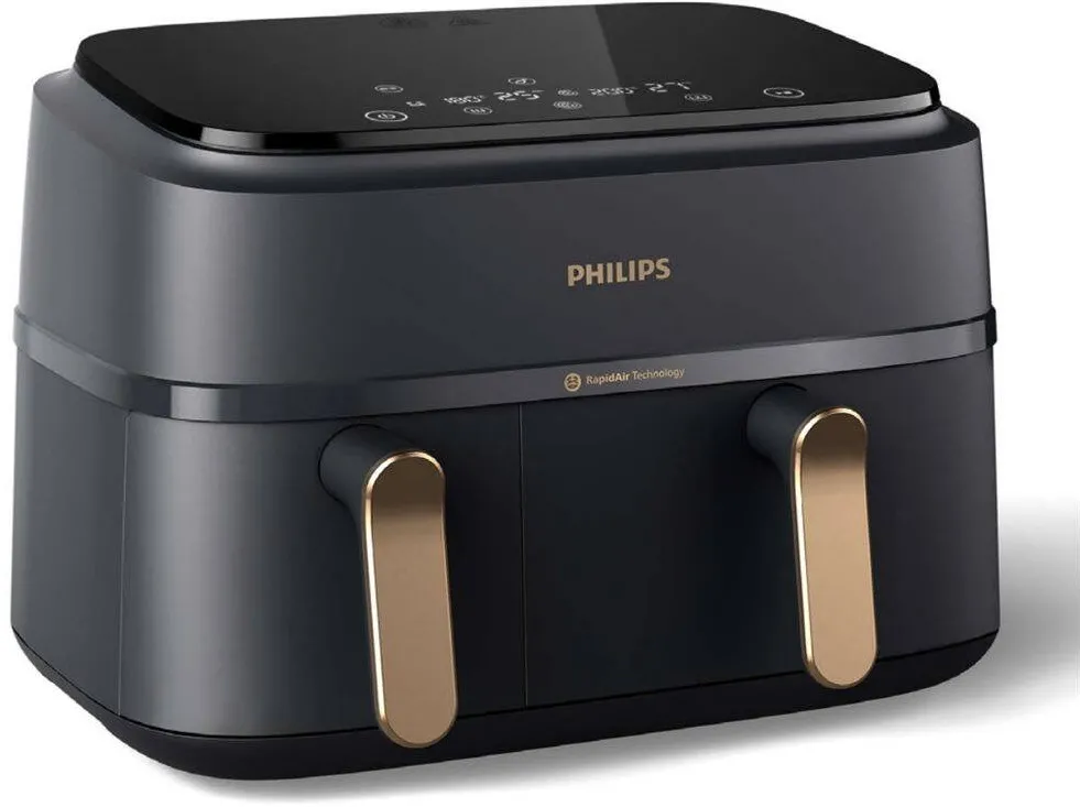Philips NA352/00 Airfryer, 2750 W, Pan volume 9 L, Charcoal Grey/Copper