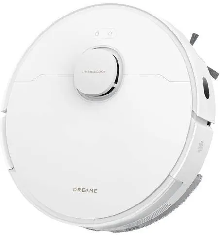 Aspirator robot Dreame D20 Pro RLD43SA, Autonomie 285 minute, Rezervor apa 0.35 l, Recipient praf 0.7 l, 13000 Pa, Navigare cu sistem LDS, Filtru HEPA, Control vocal si aplicatie (Alb)