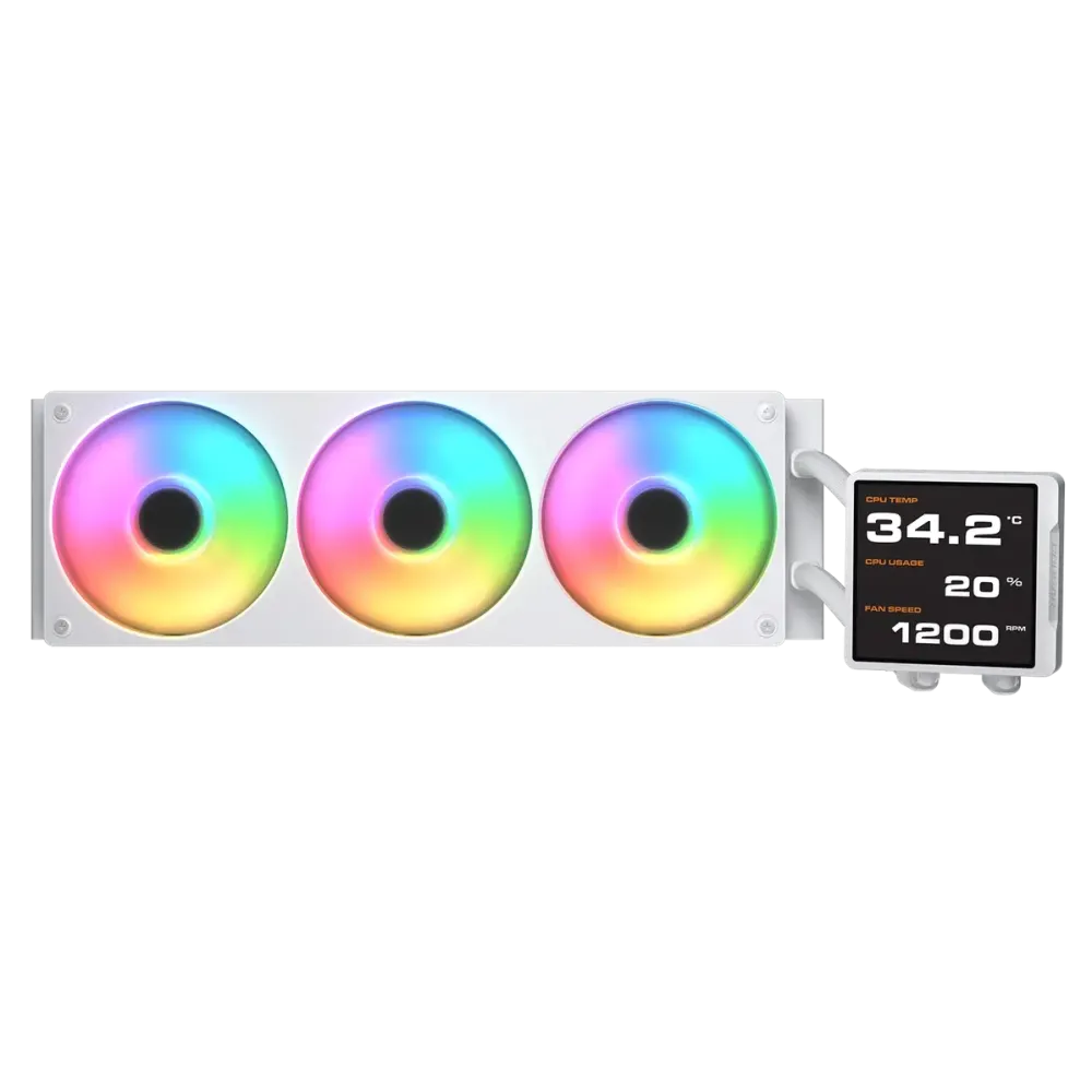 Cooler Cougar COUGAR CPU Wasserkühlung Poseidon Vistek Pro 360,ARGB,Weiß