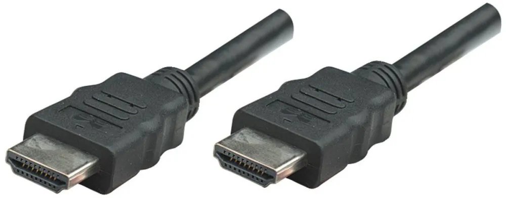 MANHATTAN Manhattan cablu monitor HDMI/HDMI 1.4 Ethernet 2m negru contacte nichelate