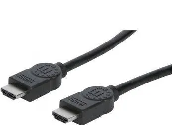 MANHATTAN Manhattan cablu monitor HDMI/HDMI 1.4 Ethernet 3m negru contacte nichelate