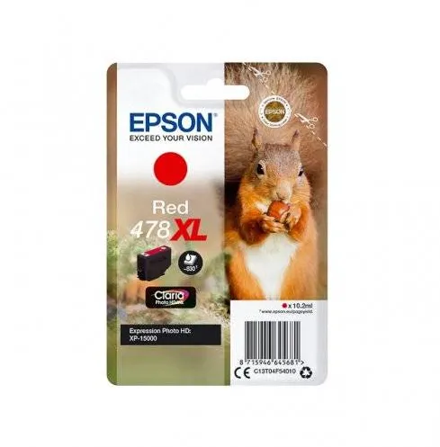 Cartus Imprimanta Epson Ink Epson red | 478XL | 10.2ml | Claria Photo HD