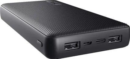 Baterie portabila TRUST Primo 20.000mAh, 2x USB, 1x USB-C, Black