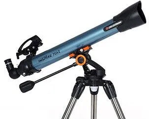 Celestron Telescope "Inspire 70AZ", 70mm, Refractor, Black/Grey