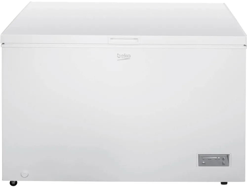BEKO Lada Frigorifica Beko CF316EIWN, 308 l, Clasa E, Conditii extreme, Panou de control cu leduri, Alb
