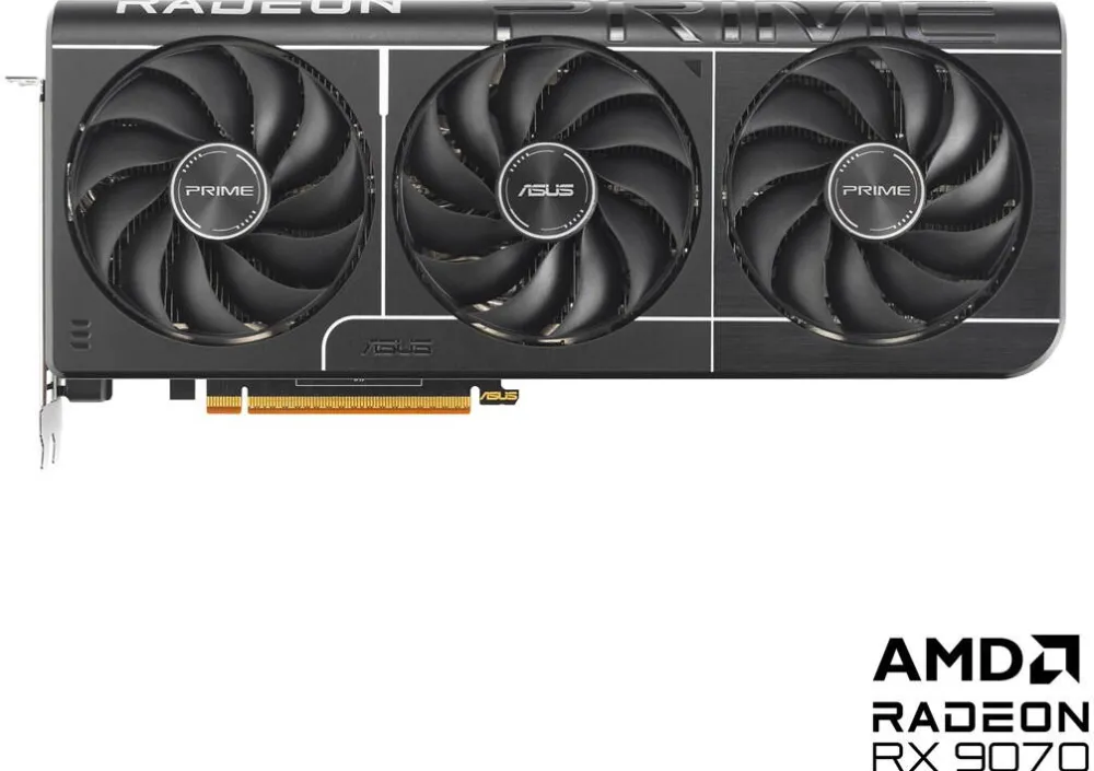 Placa Video Asus Prime RX9070 O16G AMD Radeon RX 9070 16 GB GDDR6