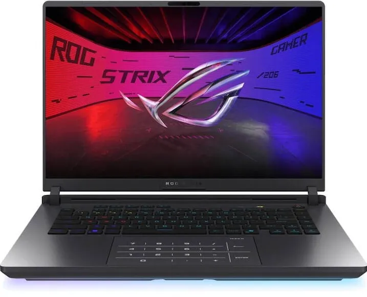 Laptop Asus ROG Strix G16 G615 G615LW-S5047, 16 inch 2560 x 1600, Intel Core Ultra 9 275HX 24 C / 24 T, 2.7 GHz - 5.4 GHz, 40 MB cache, 28 W, 32 GB DDR5, 2 TB SSD, Nvidia GeForce RTX 5080, Fara sistem de operare, Gri