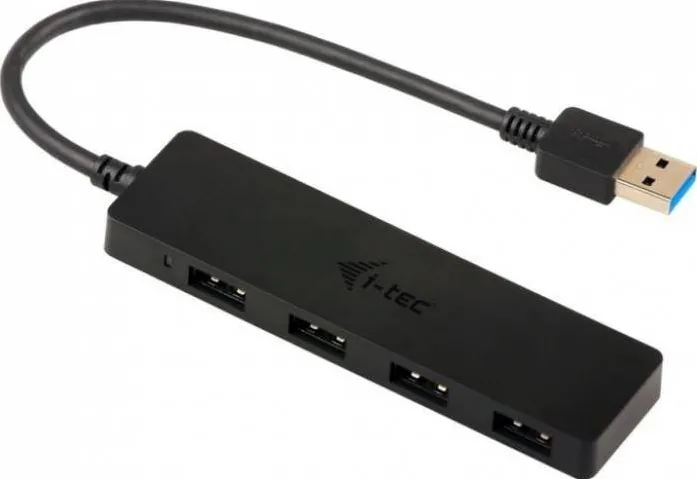 Controller server iTec USB 3.0 SLIM HUB 4 Port pasiv - Negru