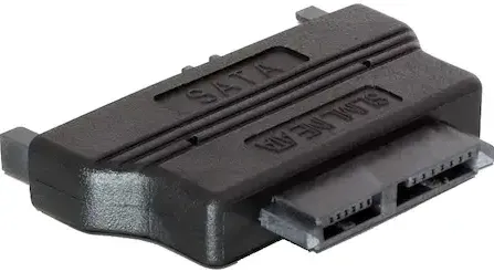 Adaptor DELOCK 65156, SATA 22pin male > Slim SATA female 13pin SATA adapter