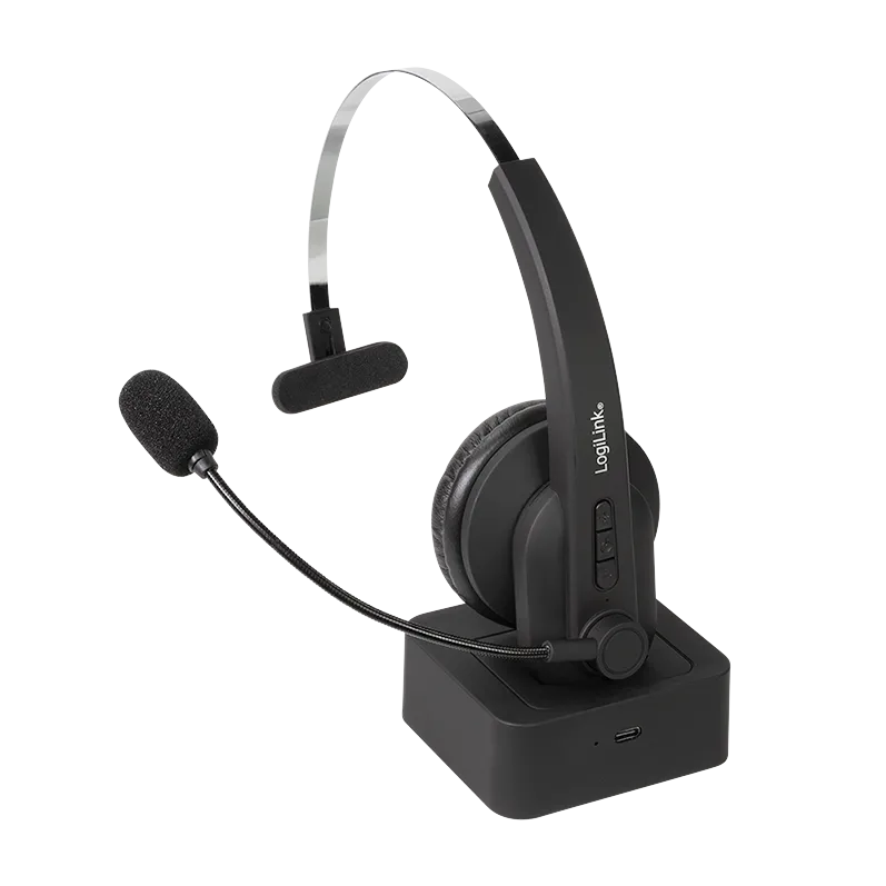 Casti Logilink BT0059 Mono cu suport de incarcare