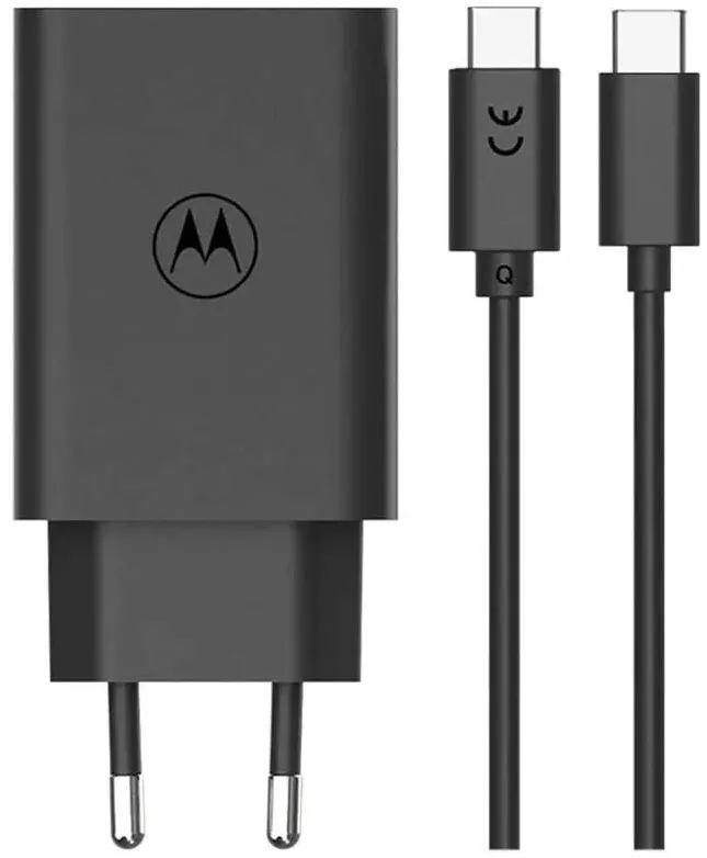 Incarcator GSM MOTOROLA TurboPower 68 GaN  w/ 6.5A USB-C cable, Negru