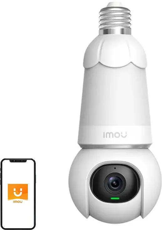 Camera Supraveghere IMOU 2in1 Bulb and 360° Exterior WiFi Bulb Cam 5MP