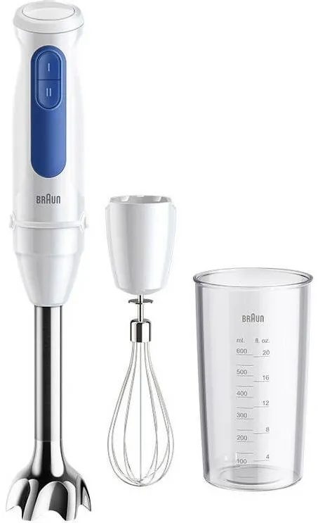 BRAUN Mixer vertical MQ30051M, 900W, 2 viteze, Tel, Pahar gradat 600ml, alb