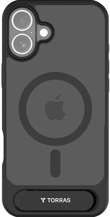 Torras Etui Torras Pstand Series dla iPhone 16 Plus (Czarny)