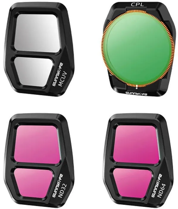 Sunnylife Lens Filter A3S-FI928 4pcs Mixture for AIR 3S