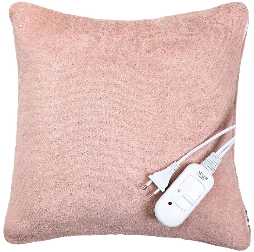 Adler Adler AD 7444 Electric heating pad, Super soft, 2 heat settings, 38x38 cm, Pink