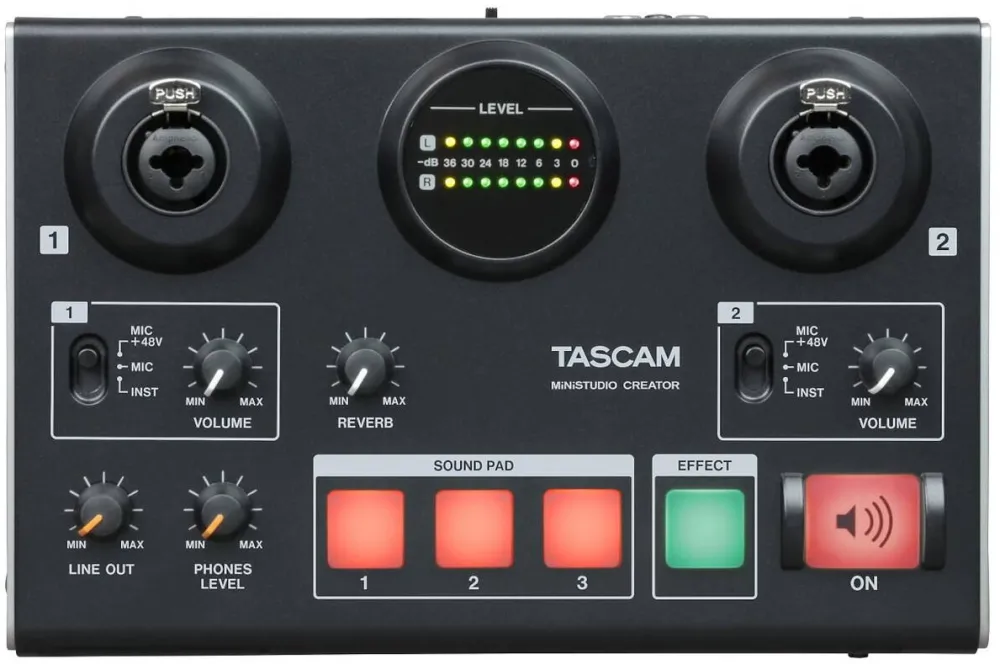 TASCAM US-42B - MiniStudio-Series "Creator" - USB audio interface
