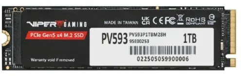 SSD Patriot 1TB VIPER PV593 M.2 2280 PCIe Gen5 x4 14000/10000MB/s