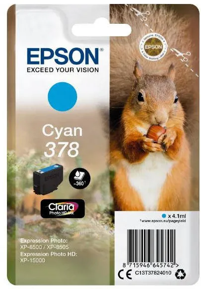 Cartus Imprimanta Epson Ink Epson cyan RF+AM  | 4.1ml | Claria Photo HD