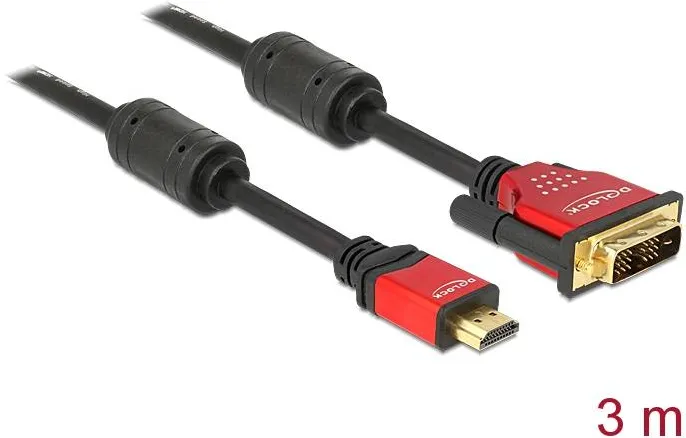 DELOCK Delock High Speed HDMI Cable - HDMI A male > DVI male 3 m