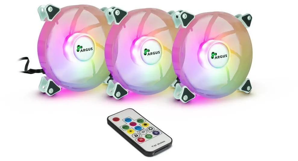 Inter-Tech Ventilator 120*120*25 ARGUS RGB-FAN SET RS-06