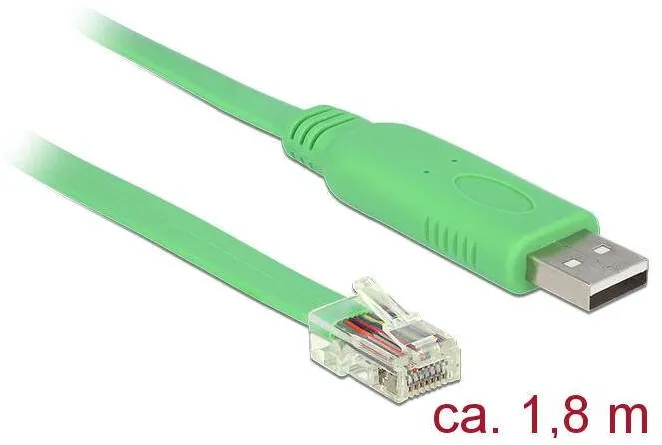 Adaptor DELOCK USB-USB/A -> RS232 RJ45 St/St