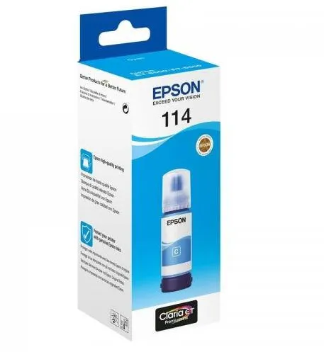 Cartus Imprimanta Epson EcoTank Cyan T 114