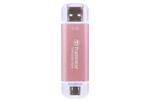 SSD Extern Transcend ESD310 1TB External USB 3.0 Type C/A Pink