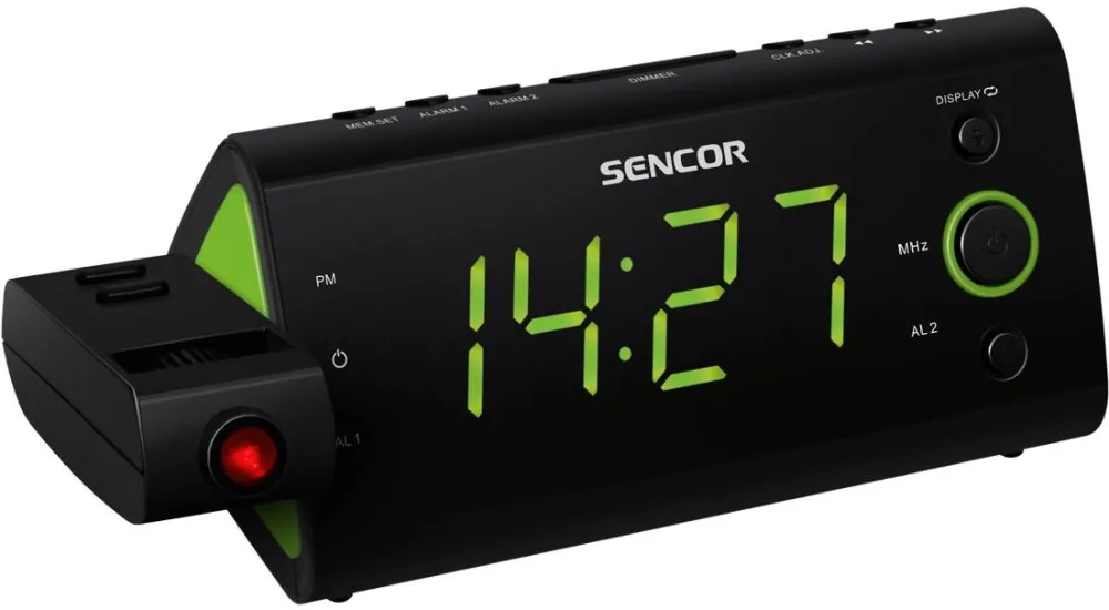 Radio cu Ceas SENCOR SRC 330GN, time projector
