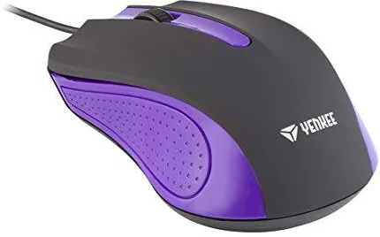 Mouse Yenkee USB wired mouse, 3 buttons, rubberized surface