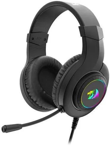 Casti Over-Head Redragon Casti gaming Redragon Hylas USB iluminare RGB negre