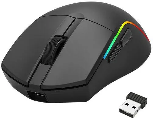 Mouse Redragon Mouse gaming Bluetooth cu si fara fir Redragon Deicide Standard negru iluminare RGB
