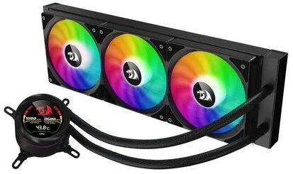 Cooler Redragon Cooler procesor cu lichid Redragon CCW-1017 negru iluminare aRGB cu display