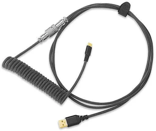 Redragon Cablu pentru tastatura Redragon Coiled Aviator USB-C negru