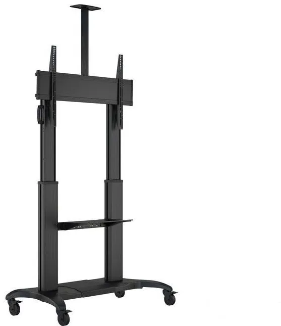 Suport TV / Monitor Multibrackets Stand TV mobil Multibrackets MB-6324, diagonala 60"-100", max. 90 kg, reglabil 1390-1740 mm, Negru, eligibil PNRAS/PNRR