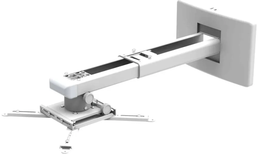 Suport TV / Monitor Blackmount Suport videoproiector de perete Blackmount CT-PRB-11S, distanta perete-proiector 450-670mm, max.10kg, alb