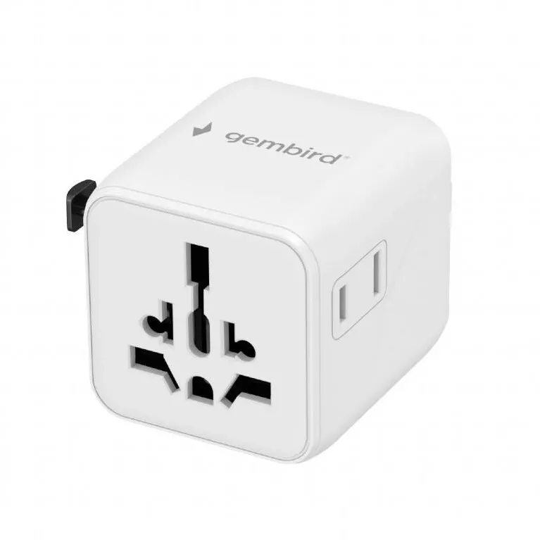 Alimentator Laptop Gembird Gembird TPA-INT-01-W Universal travel power adapter, white