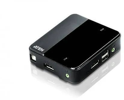 Switch KVM ATEN CS782DP, 2x Displayport, Black