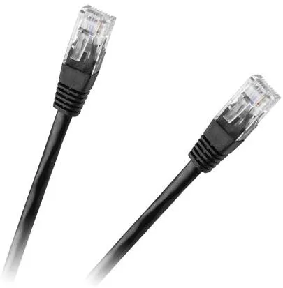 Accesoriu Retea LECHPOL PATCHCORD UTP CAT 6E CCA NEGRU 0.5M